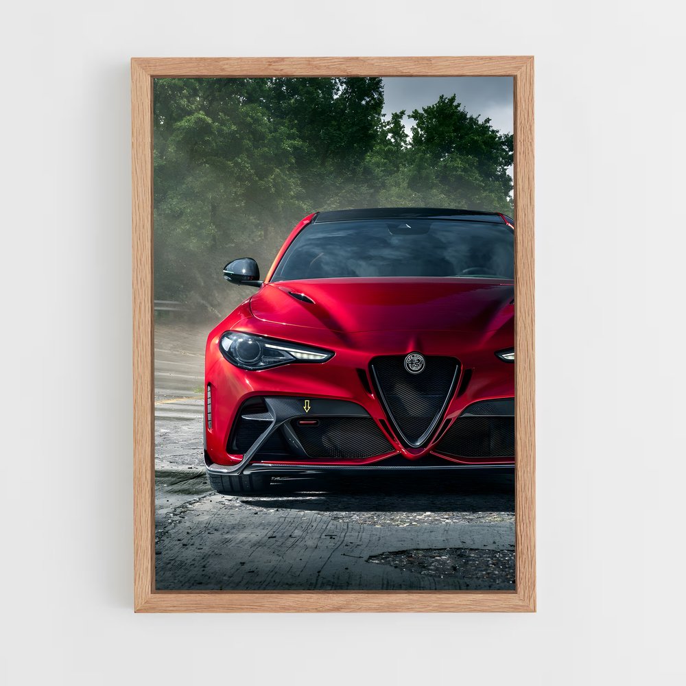 Poster Alfa Power – affiche Alfa Romeo (vue 4)